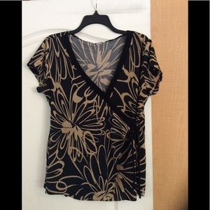Multi color printed women top Size XL